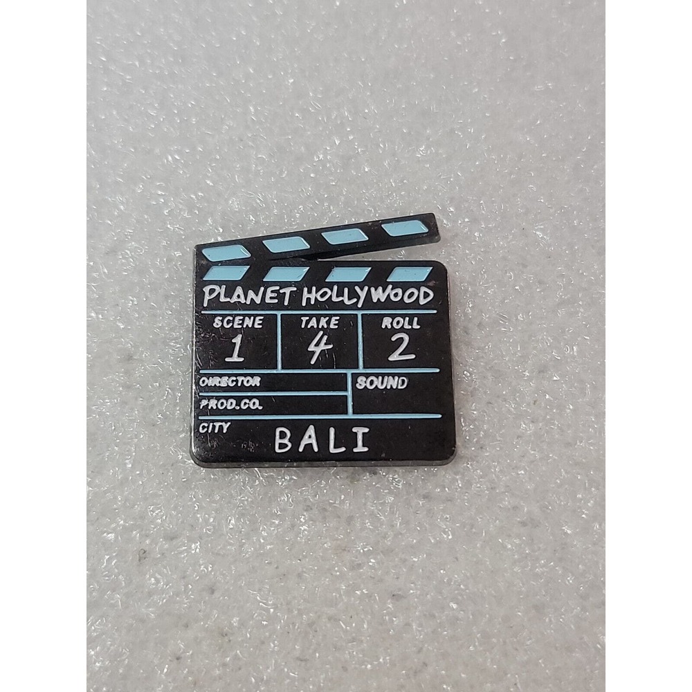 Planet Hollywood Clapboard Pin Bali Scene 1 Take 4 Roll 2 Disney Pin Clutch